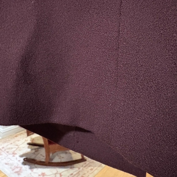 EUC Valerie Stevens 100% Wool Deep Purple Pant Suit Size 8 - Picture 4 of 5